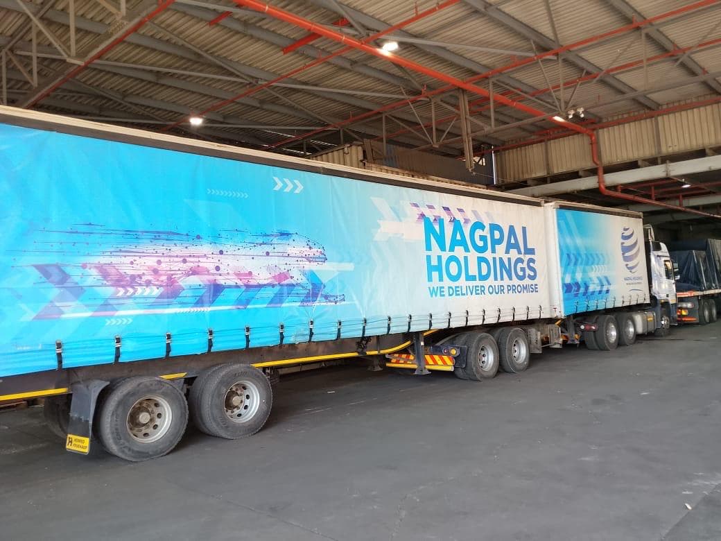 Nagpal Holdings branded tautliner at a logistics facility